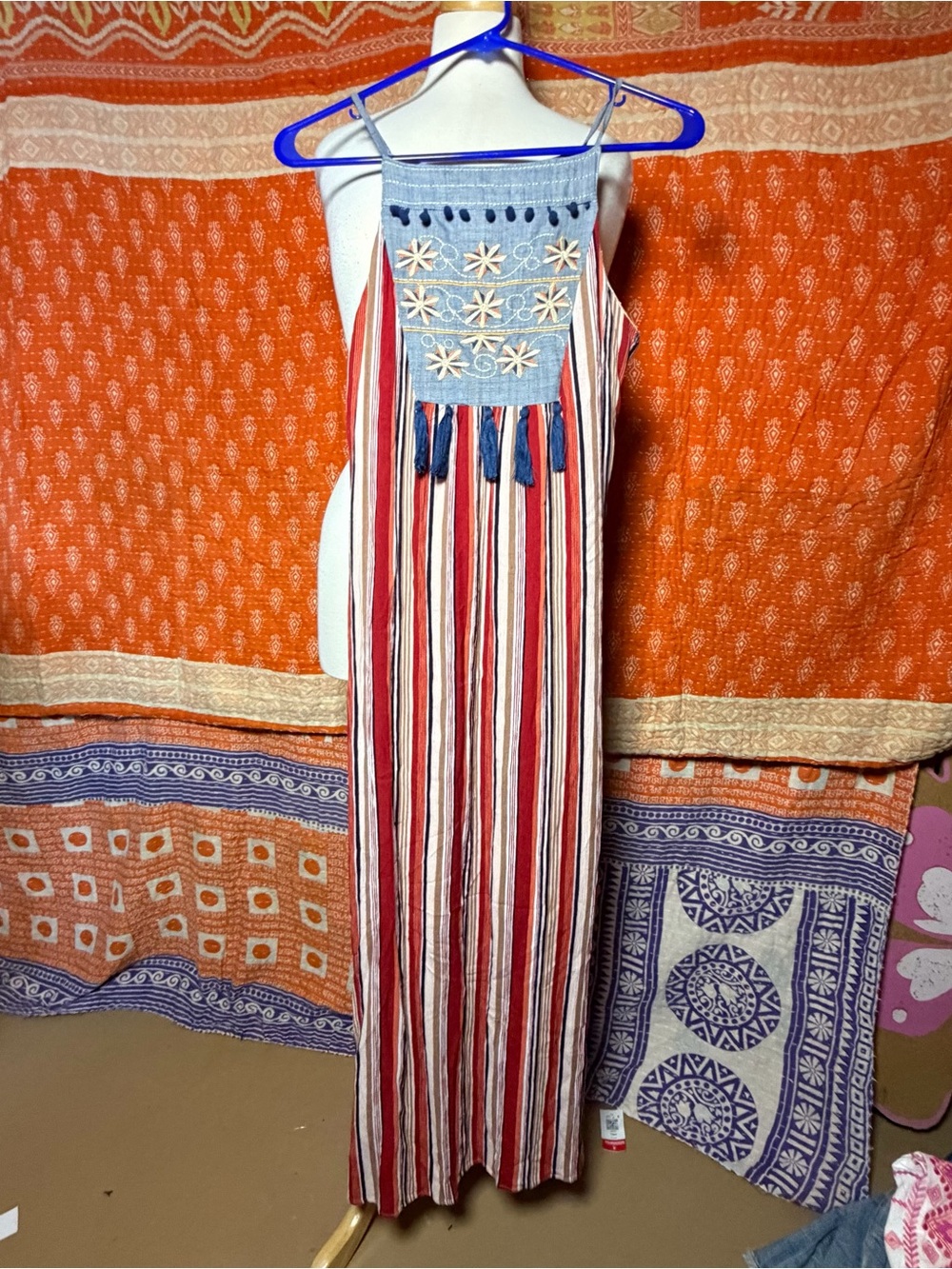 Anthropologie THML Embroidered Dress size S - Picture 2 of 4